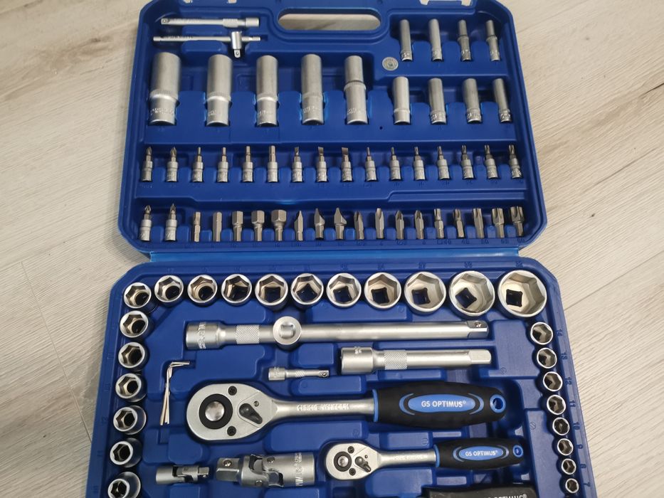 Trusa chei/ scule auto 108piese ,trusa tubulare 108 piese ch-vanadium