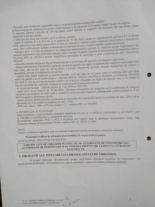 Teren ultracentral Ploiești str. C. Negruzzi, 532 mp