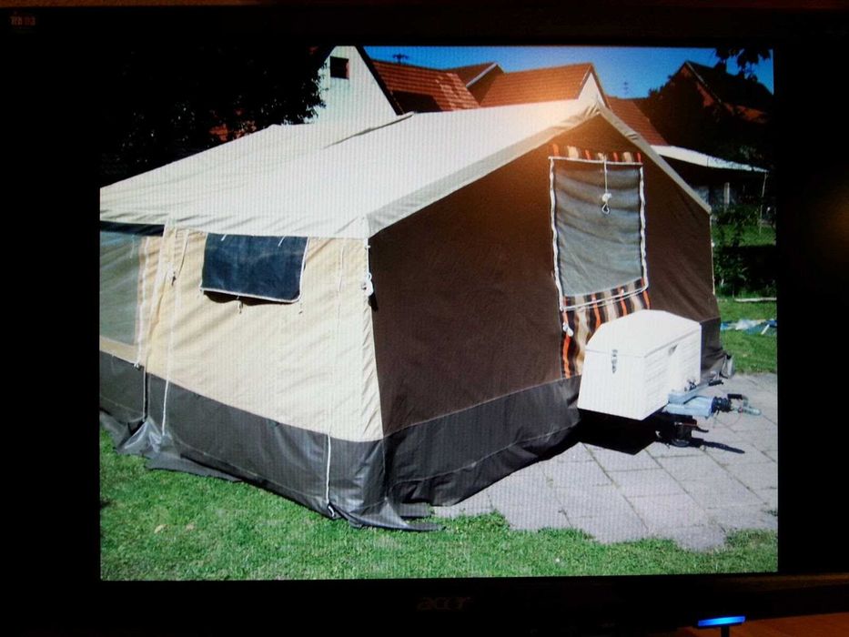 Cort trailer / rulota pliabila Stauferland 4 persoane