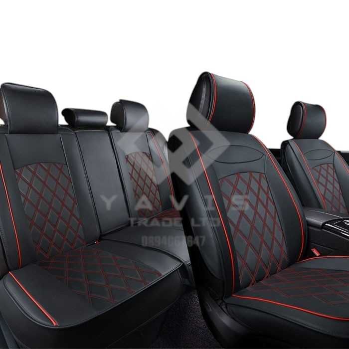 Коженна Тапицерия за кола, за всички седалки 5 части