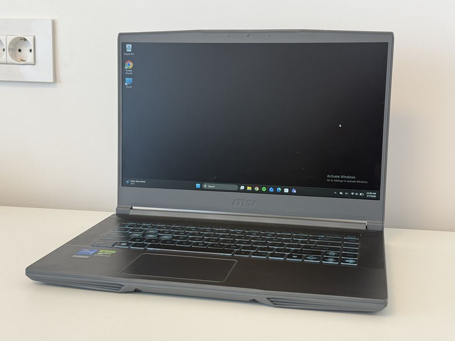 Laptop Gaming MSI Thin 15 RTX 4050 6GB, I7 13620H, 16GB RAM