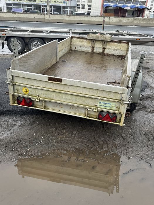 Remorca utilaje cu rampe aluminiu 3000kg Variante cu Logan Mcv,Vw Cady