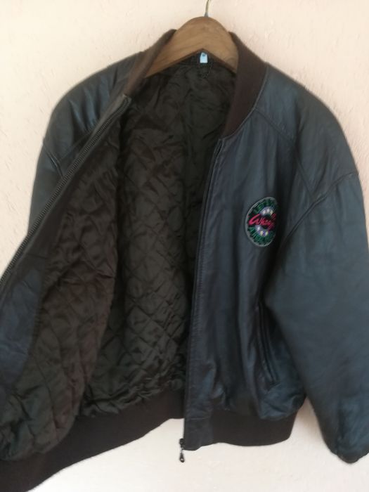 Geaca piele bărbați Real mărimea S