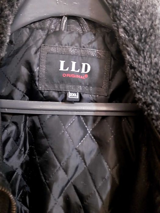 Мъжко естествена телешка кожа яке 2XL LLD само пробвано