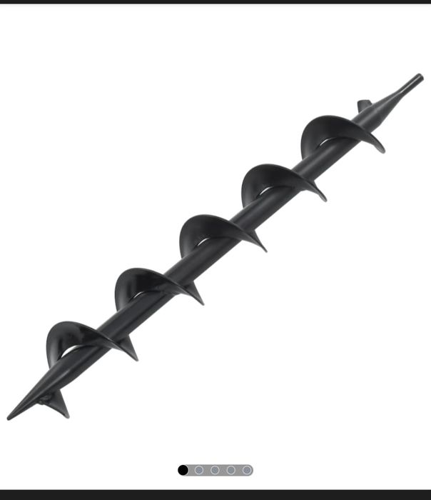 Шнеково свредло vidaXL, стомана, 75х600х25 мм