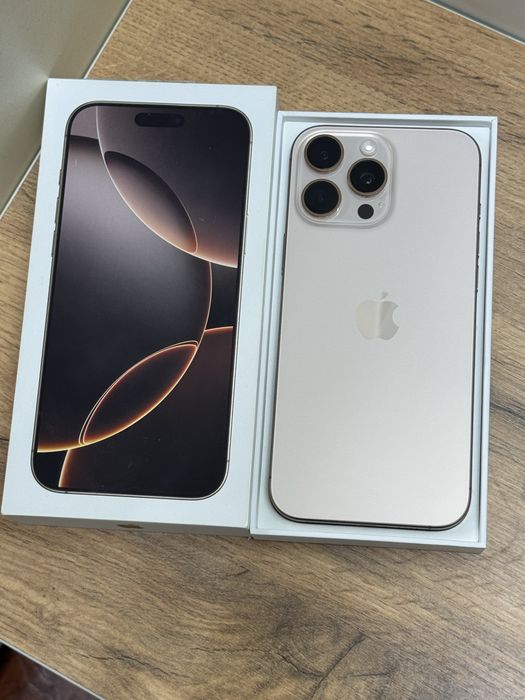  iPhone 16pro max 5G 256gb HX/A EAC desert titanium в нулёвом сост.