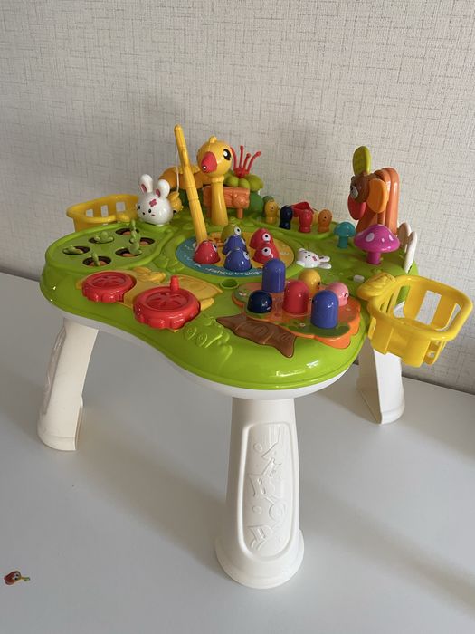 Занимателна музикална масичка - риболов, въдица, чукче,