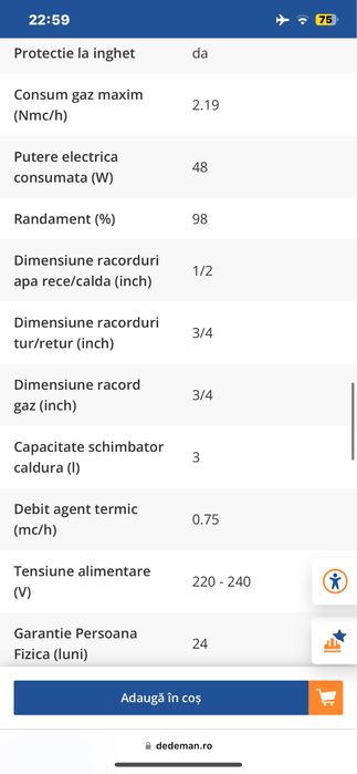 Centrala termica Viessmann Vitodens 050-W/ 2 buc