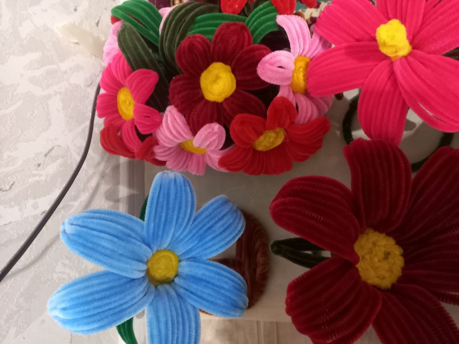 Snil simdan yasalgan suniy gullar