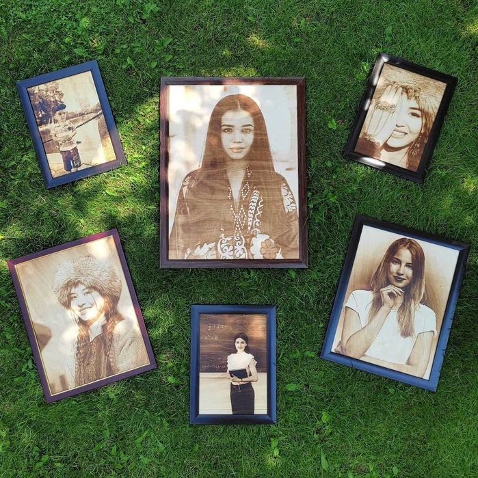 Продаю бизнес: портреты на дереве