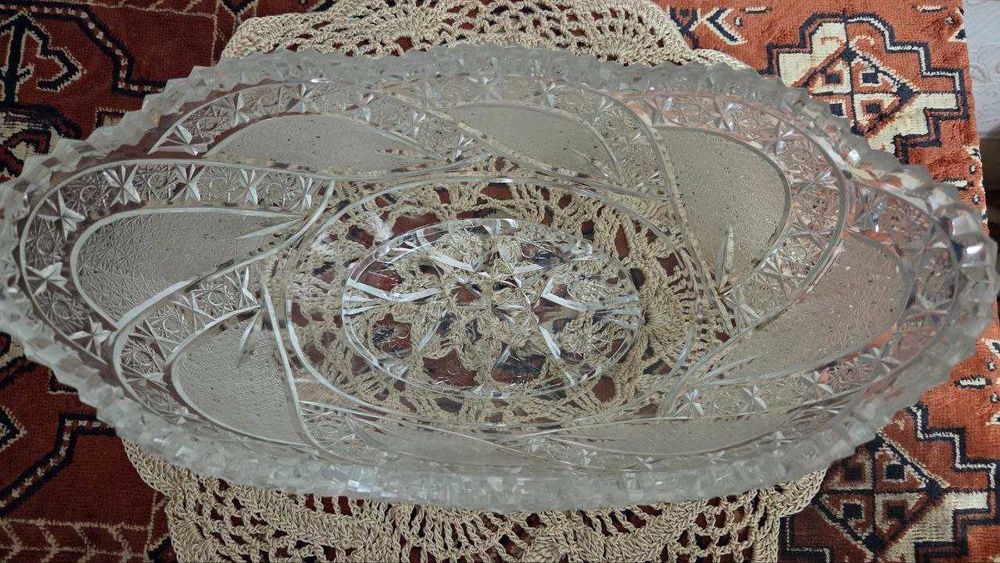 Хрустальные вазы + графин