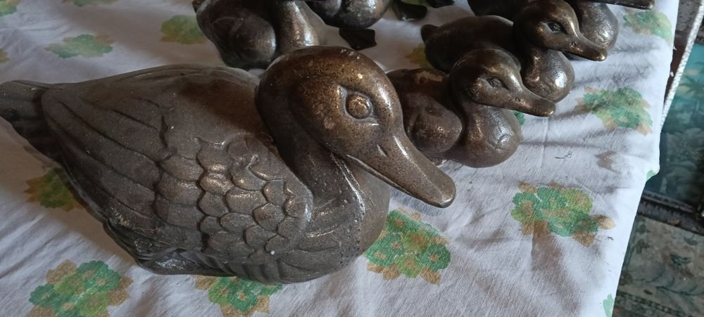 Familie de rate bronz masiv