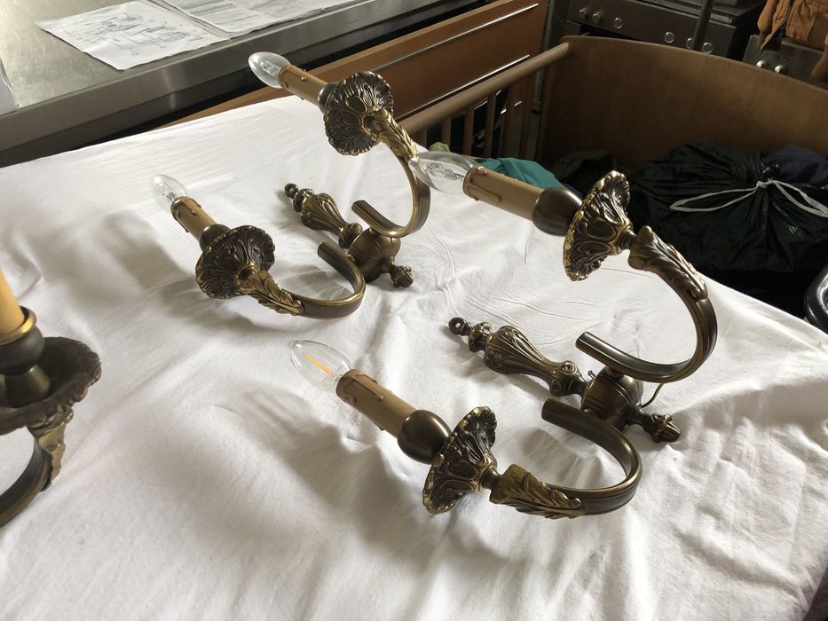 Vand candelabru, lustra  cu 8 brate