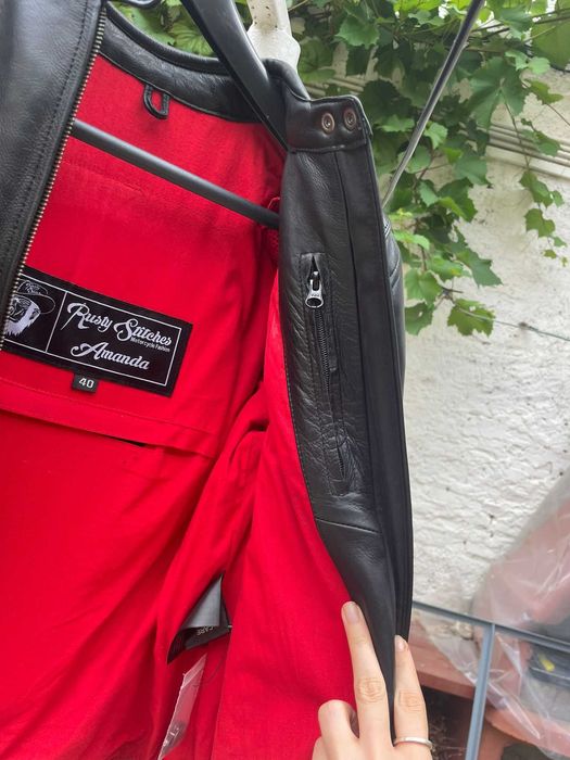 Vand Geaca Moto de Piele Rusty Stitches