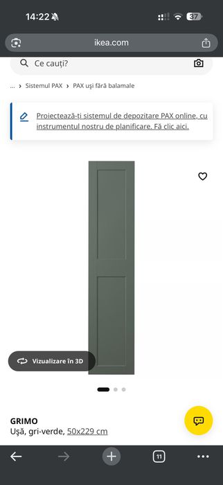 Vand dulap Ikea neasamblat