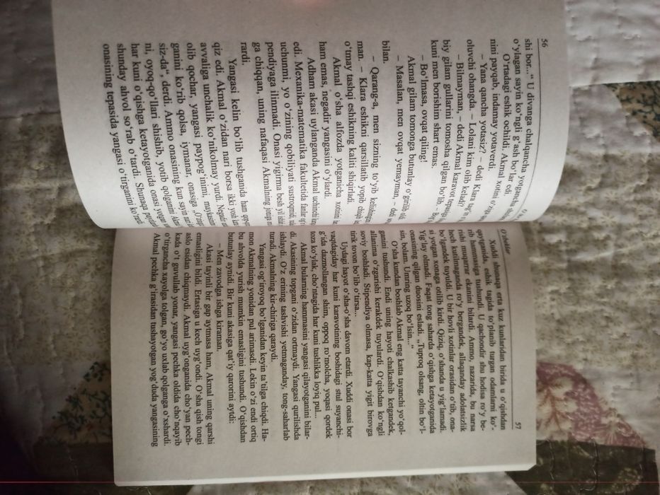 O'tkir Hoshimov "O'zbeklar" kitobi