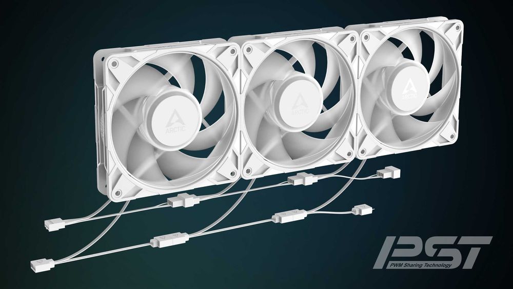 Arctic P12 Pro A-RGB (White) - 3 Pack