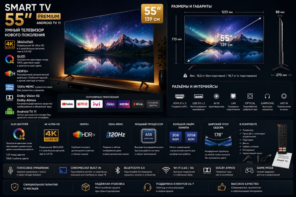 ТелевизорSmartTV