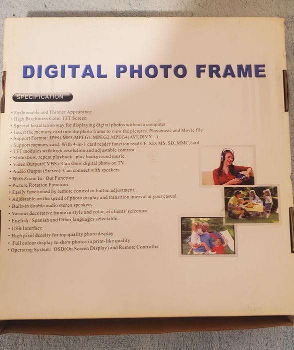 Rama Digitala/Mp3 player/Mp4 player Sigilat