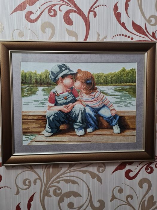 ДЛЯ любителей шика!Отличный подарокКартины вышивки ручной  работы!