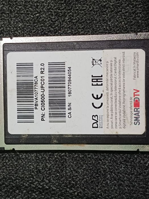 Modul suport card CI+  Vodafone perfect functional