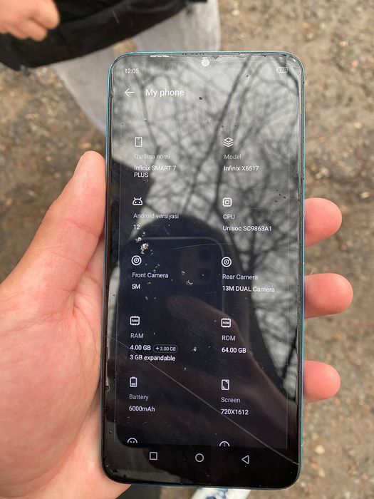 Infinix 7 plyus 64/7 gb