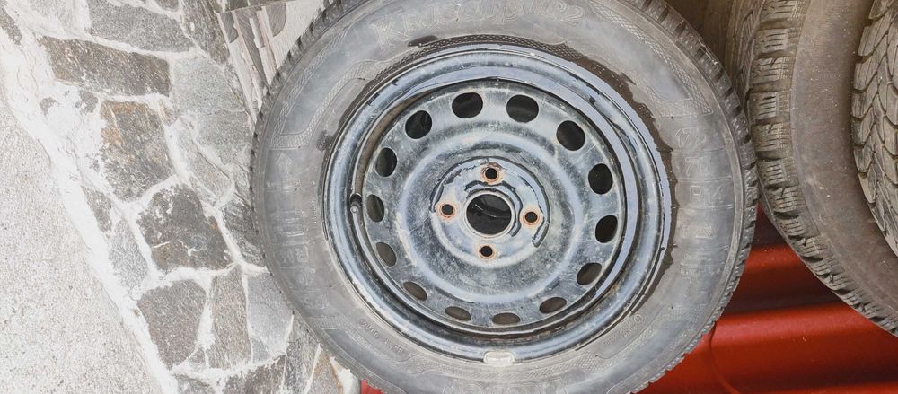 зимни гуми с джанти 4х100 14