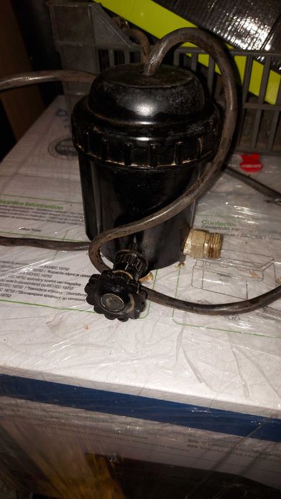 Ретро бойлер. Първият нагревател за течаща вода.