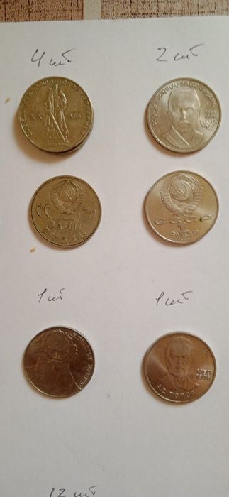 Продам монеты юбилейные СССР