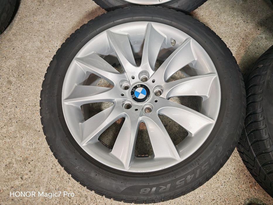 Jante originale BMW seria 5 F10-F11 245 45R18 iarna Pirelli 2022