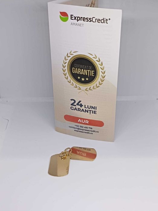 Medalion Aur 14K 8.10g (Ag4 Dacia B.52270) Garantie 2 ani