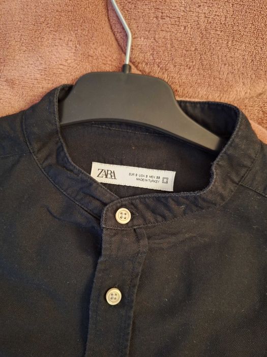 Camasa neagra Zara ,marimea S,slim fit, maneca lunga
