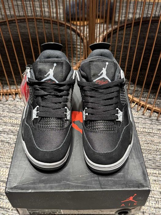 Jordan 4 Retro "SE Black Canvas" 38EUR Кецове+ Кутия
