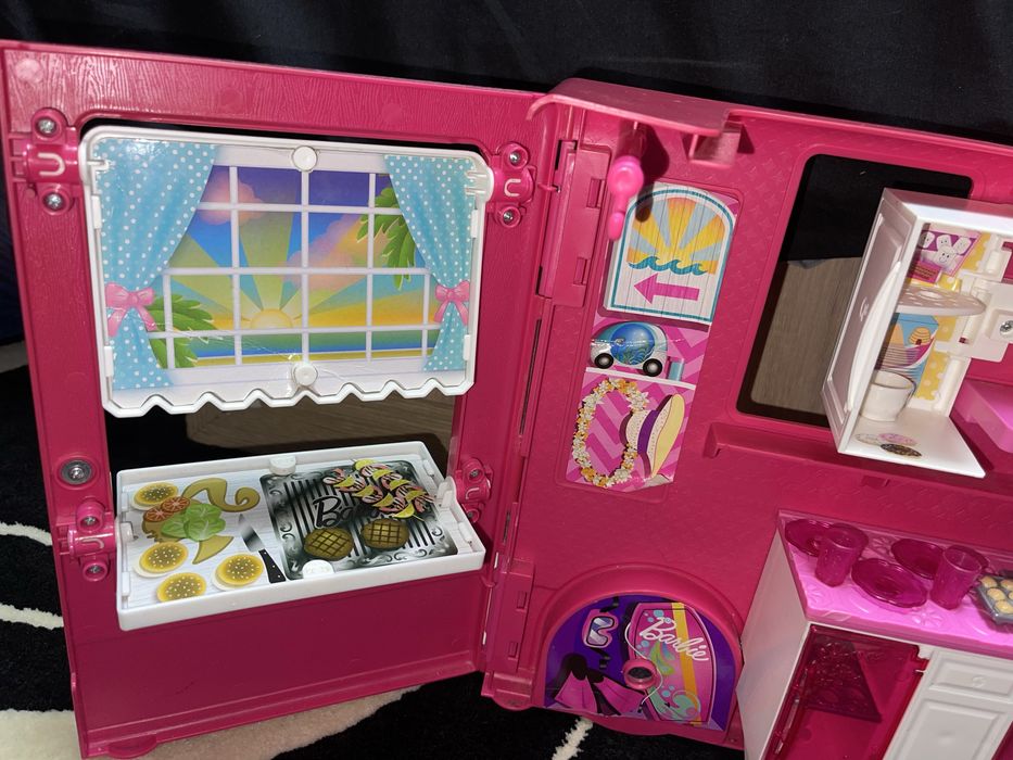 Rulota Barbie roz