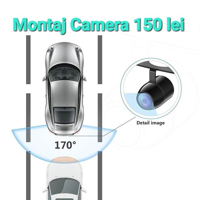 Montaj  camere supraveghere video navigatie auto