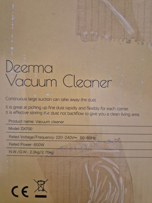 Продам ручной пылесос deerma