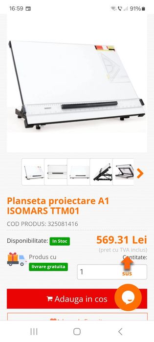 Planseta desen pt birou A1