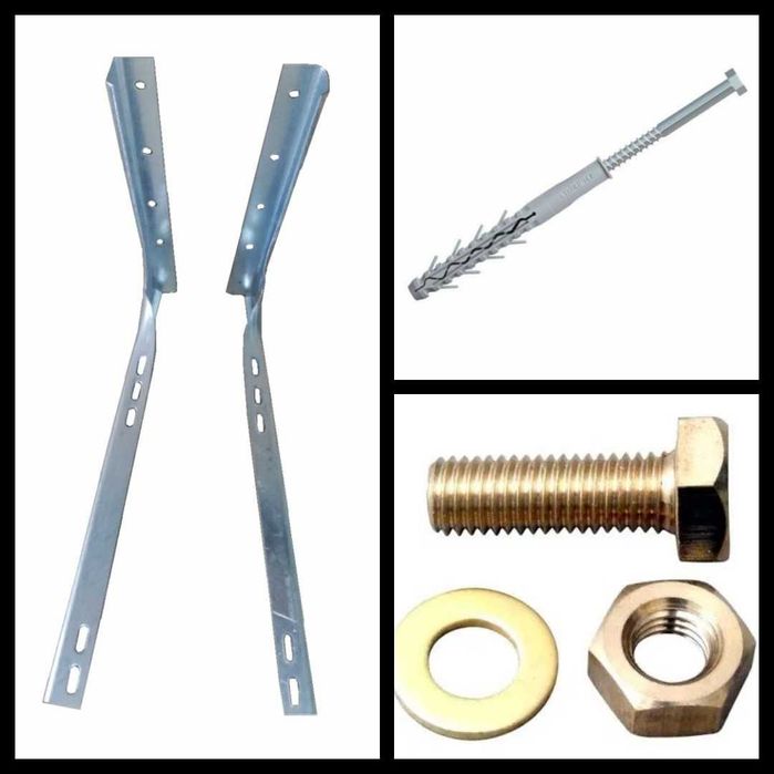 370mm x 500mm Suport aparat aer cond. ZINCAT/ALB