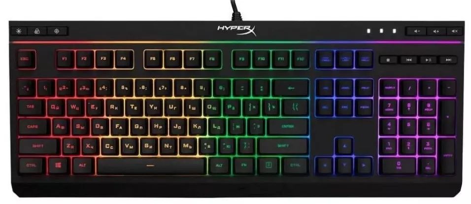 Клавиатура проводная HyperX Alloy Core RGB