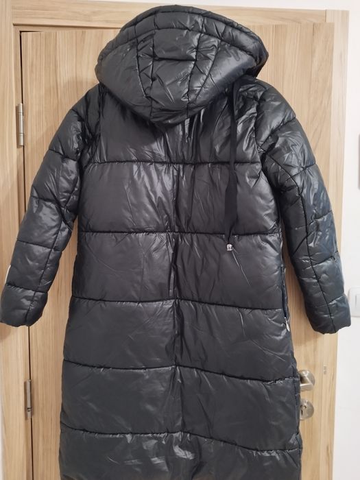 Дамско дълго зимно яке от Юнона с две лица