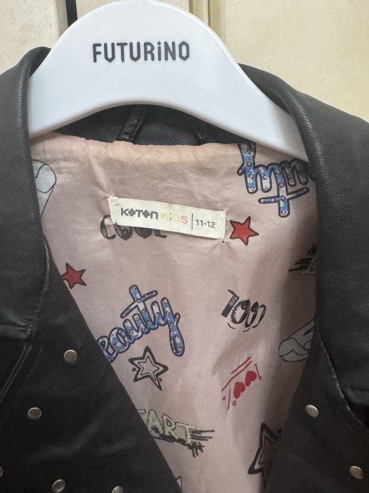 Кожаная куртка для девочек