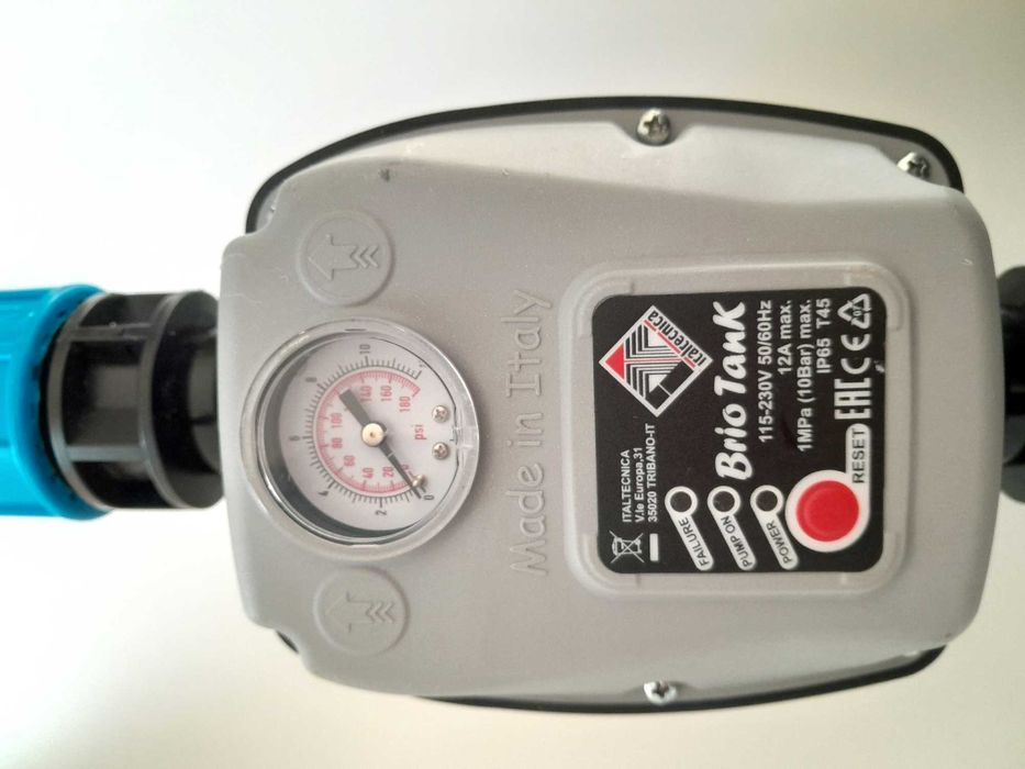 PRESOSTAT cu manometru - Italtecnica  BRIO-TANK 2.0