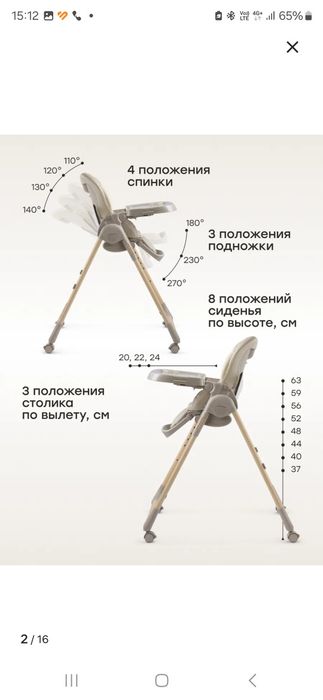 Стульчик для кормления