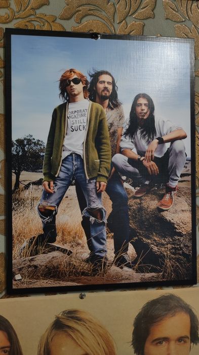 Плакат, картины, гобелен группы Nirvana
