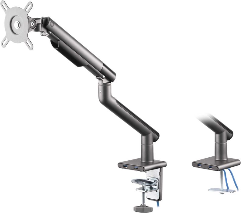 }Крепление монитора настольное 2E Хусто USB3.0 хаб