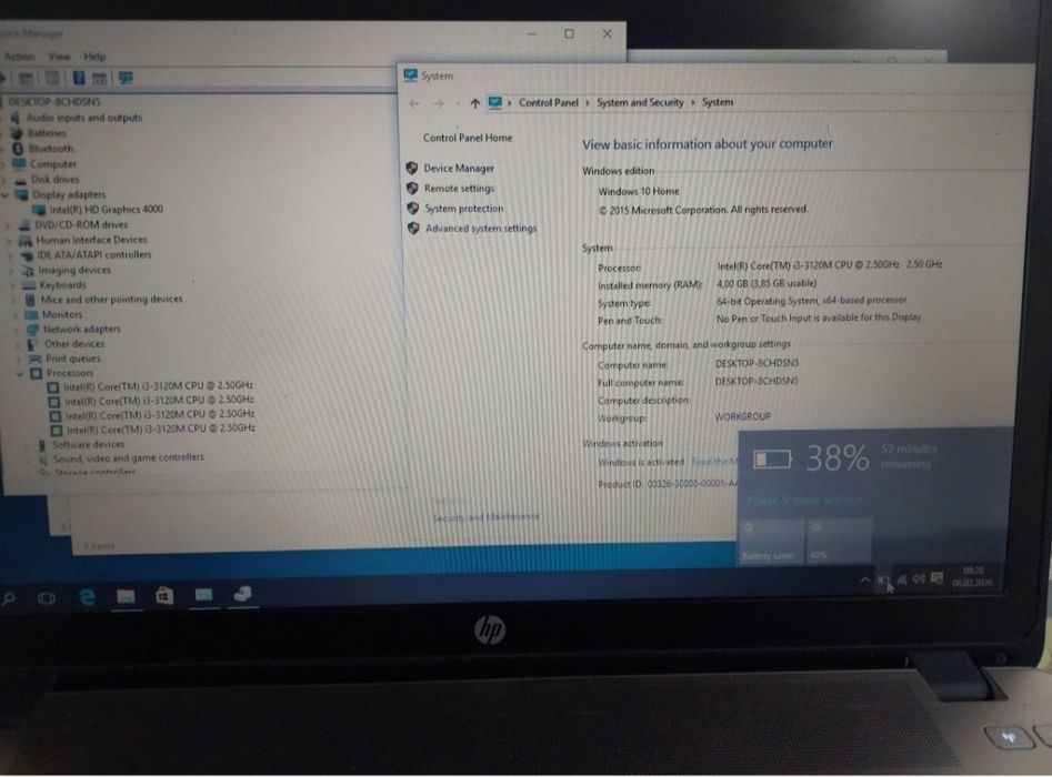 Laptop HP Probook i3