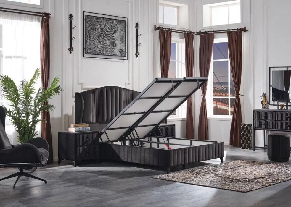 Тапицирано легло Ferro с матрак