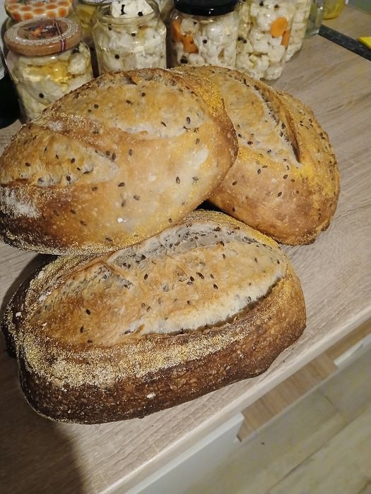 Pâine cu maia, artizanala