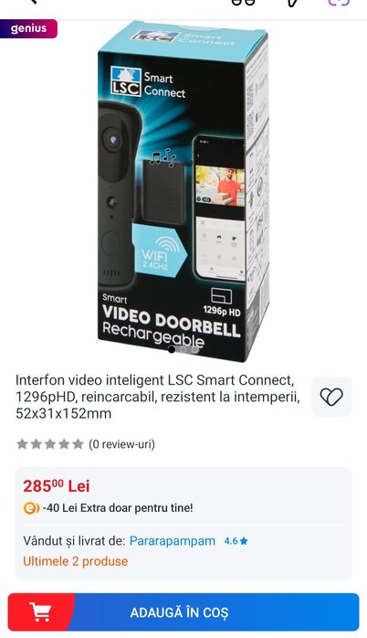 Interfon video inteligent