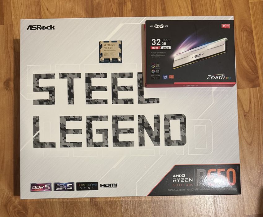 Геймърски компютър AMD Ryzen 7 9800X3D